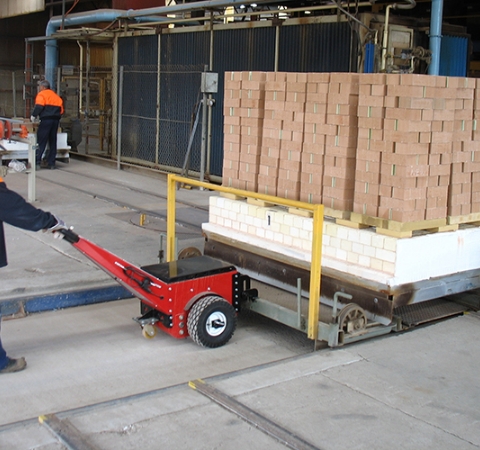 Bricks On Rail Cart