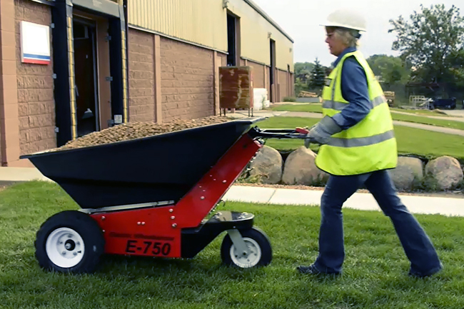 Move Heavy Construction Loads with Electric Wheelbarrows and Pushers