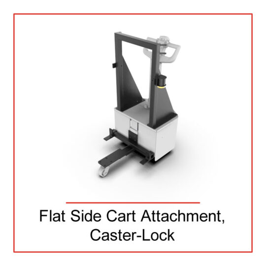 Flat Side Cart Attachment, Caster Lock