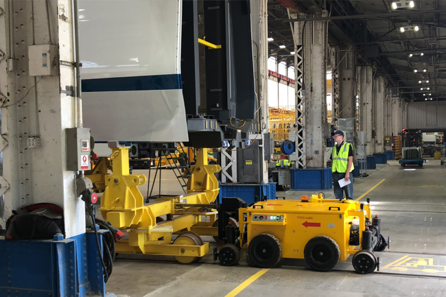 Railcar Mover | Pull and Push Railcars Up To 450K Lbs.