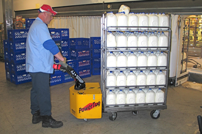 Electric Pushers and Tugs for Food Manufacturing and Distribution