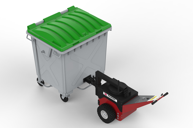 Electric Pusher for Dumpsters, Large Trash and Waste Bins