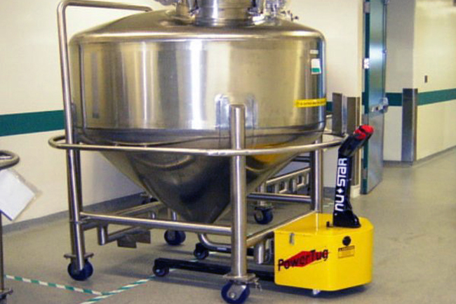Electric Tugs for Moving Pharmaceutical Equipment