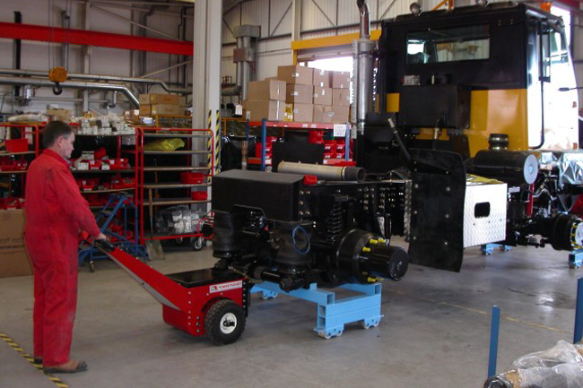 Move Heavy Loads on Industrial Machine Rollers