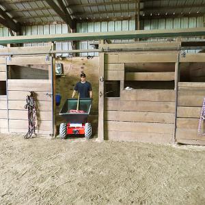 Exiting Horse Stall